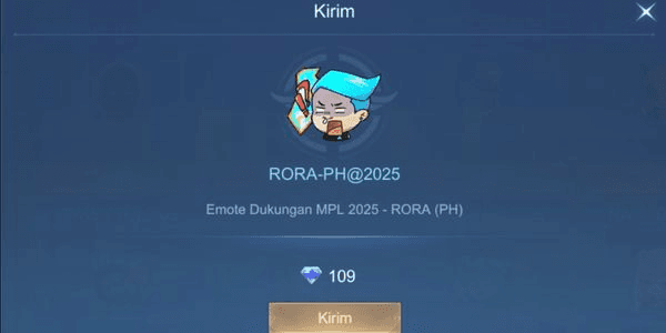 Gambar Product Battle Emote: RORA PH 2025