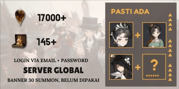 Gambar Product Reroll Account READY TO GACHA Reverse1999 - 2