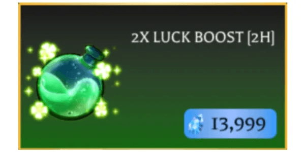 Luck Boost 2 Hour