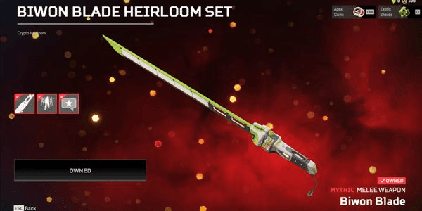 Gambar Product WTS HEIRLOOM CRYPTO BALLER 18 LEVEL 145