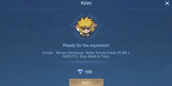 Gambar Product Battle Emote: Minato Namikaze - Ready for the explosion!