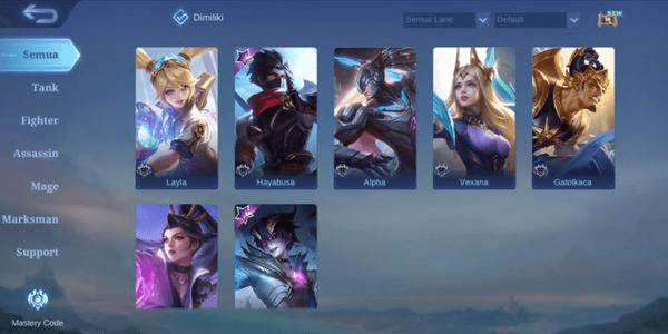 Gambar Product mobile legend