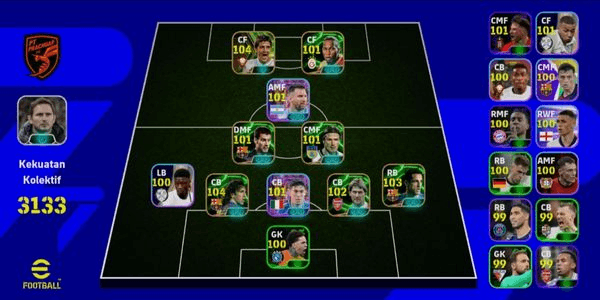 Gambar Product Akun eFootball EPIC 3100+ Strength - Murah & Bergaransi