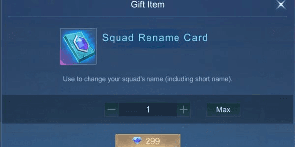 Gambar Product Squad Rename Card