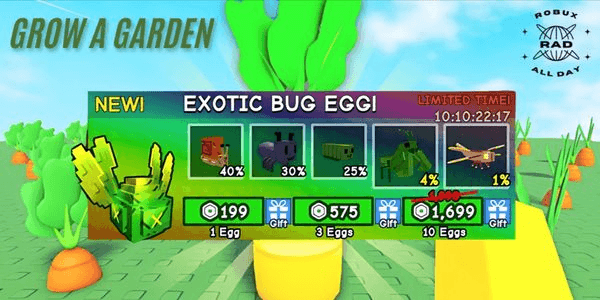 Gambar Product 10x Exotic Bug Egg