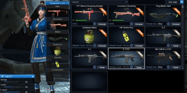 Gambar Product [TOLONGWAJIBCHAT] B1 RARE T77 PERMANENT+6 PERMANENT INV 500+ QC QR 300 DAY FT POINT 4 MIL KD 72% HS 94% BOW42D+WEAPONS, CHARACTERS, ITEMS VERY MANY