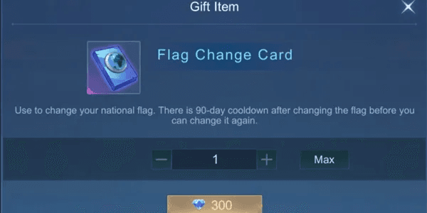 Flag Change Card