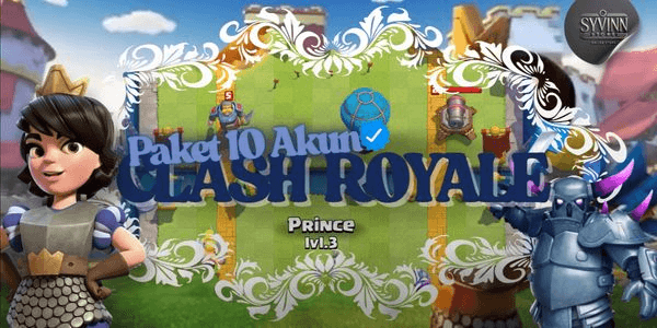 Gambar Product Package 10 Clash Royale Accounts (Smurf)