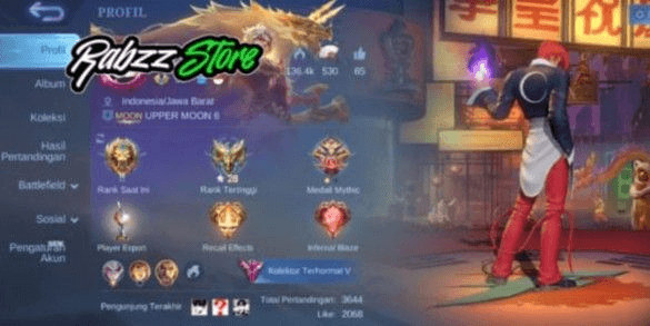 Gambar Product Akun Kof chou, stun chou