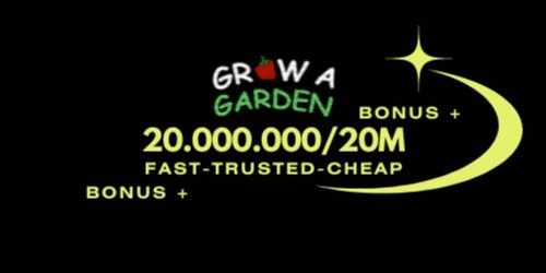 Gambar Product Grow a Garden 20M coins bonus++