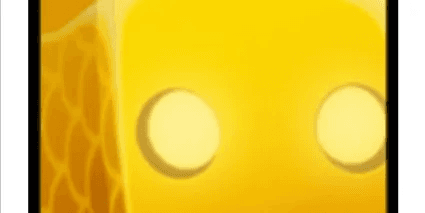 Golden Huge Abyssal Jellyfish