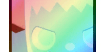 Rainbow Huge Angry Yeti