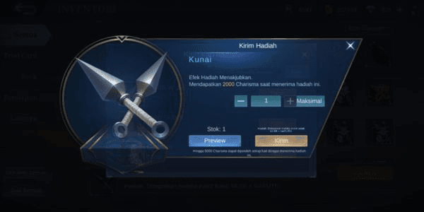 Gambar Product Kunai