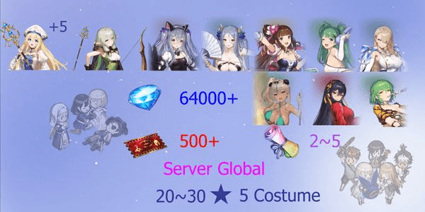 Gambar Product Reroll Account Brown Dust 2 [Global]#9