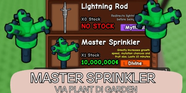 Gambar Product [ITEM LIMITED] Master Sprinkler Grow A Garden via plant di garden