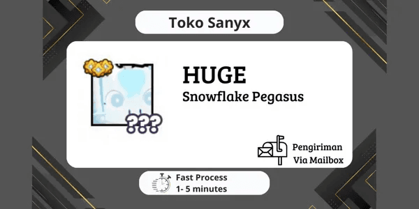 Huge Snowflake Pegasus