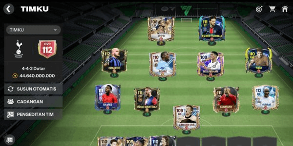 Gambar Product ACCOUNT OVR 112, WALL SQUAD, FULL RED/GOLD EVO, MAX LEVEL, PLENTY OF BACKUPS, ACCOUNT READY TO PUSH RIVAL DIVISION.