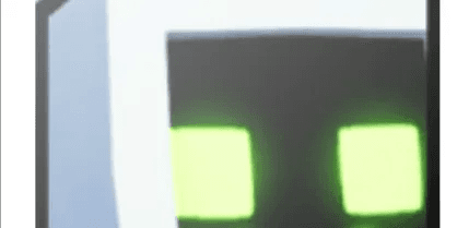 Shiny Huge Happy Computer