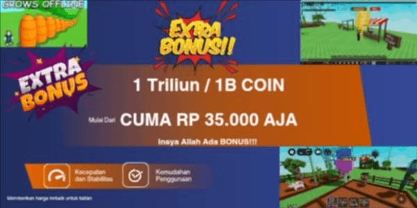Gambar Product 1B Coins Grow A Garden Insya Allah ada BONUS!!!