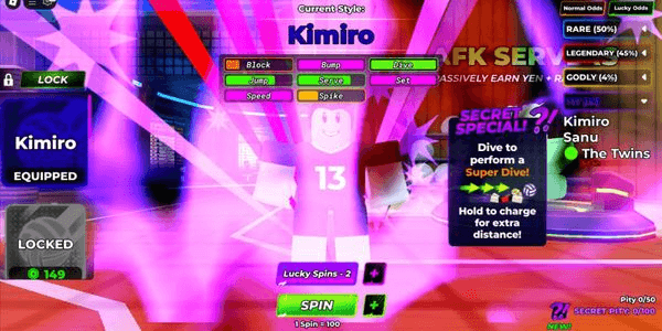 Gambar Product Kimiro Secret (0.01%) | Volleyball Legends