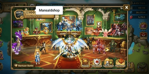Gambar Product ACCOUNT LND ARTAMIEL + 98 SPECIAL SCROLLS + 1700 CRYSTALS + 100 MYSTIC SCROLLS + 2 LEGENDARY TRANSMOG READY!
