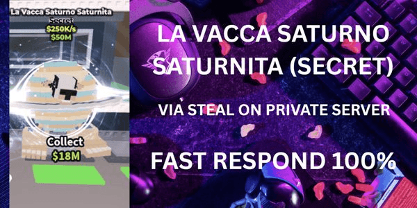 Gambar Product The Cow Saturn Saturnita (Secret) | Steal A Brainrot