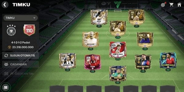 Gambar Product EA SPORTS FC MOBILE ACCOUNT OVR 110