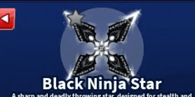 Black Ninja Star