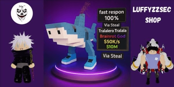 Gambar Product Tralalero Tralala (Brainrot God) | Steal A Brainrot