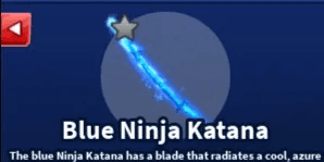 Blue Ninja Katana