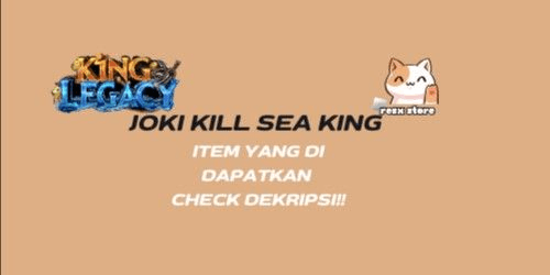 Gambar Product Joki Kill Sea King (KING LEGACY)