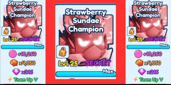 Gambar Product Mythic Strawberry Sundae Champion