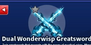 Gambar Product Dual Wonderwhisp Greatsword