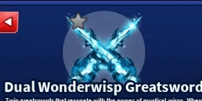 Dual Wonderwhisp Greatsword
