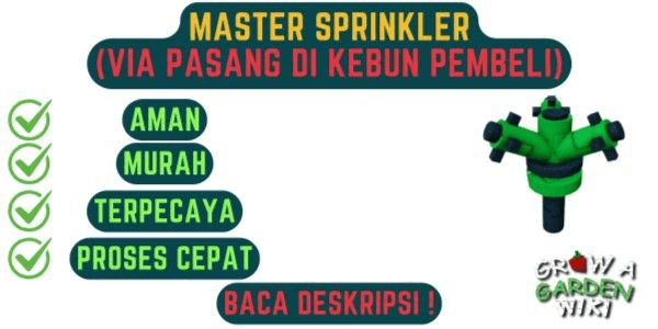 Gambar Product Master Sprinkler | Grow A Garden