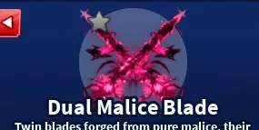 Dual Malice Blade