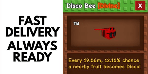 Gambar Product Disco bee Discobee | Grow a Garden | Always Ready | Fast Delivery