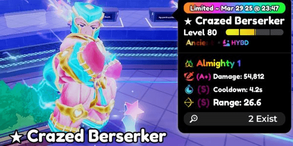 Gambar Product Crazed Berserker (Evo) Almighty