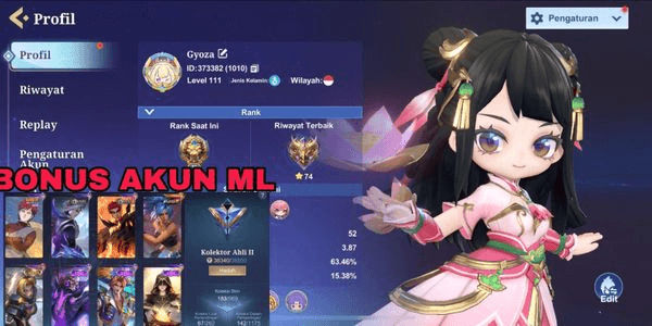 Gambar Product Sultan Account MCGG | 30 commander | level 111 MC#32