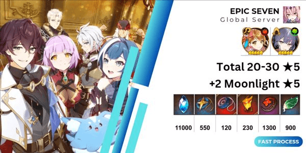Gambar Product Skystone Epic Seven Exclusive Edition Gacha Account