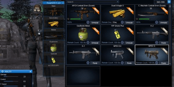 Gambar Product 5 STAR HERO APC PERMANENT+7 PERMANENT INV 640/650 QCQR 360D+IDOL6D FT POINT 66JT DUAL129D+AWP102D+PISTOL128D+MELEE190D+CHARACTER154D+HV77D+MEGAHP50D