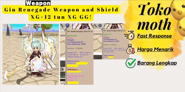 Gambar Product Gin Renegade Weapon and Shield XG+12 tun XG GG!