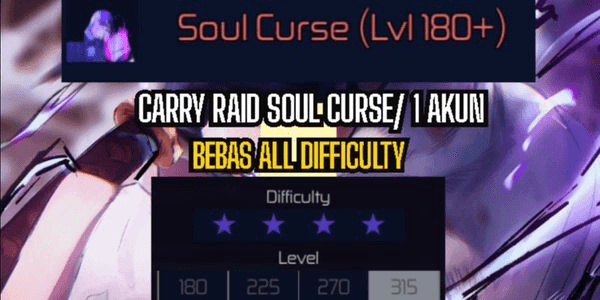 Gambar Product JUJUTSU INFINITE - CARRY SOUL CURSE RAID