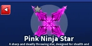 Pink Ninja Star