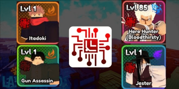 Gambar Product Account Starter Anime Last Stand World 2 - 4 Glitched Unit (EVO Garou + Itadori + Joker + Katana Man)