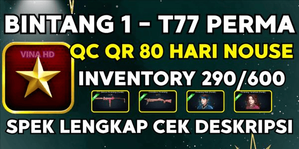 Gambar Product 1 Star + T77 PERMANENT + QC QR 80 DAYS, IDOL SET WIG 7 DAYS, FULL TITLE, RAW DATA