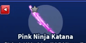 Pink Ninja Katana