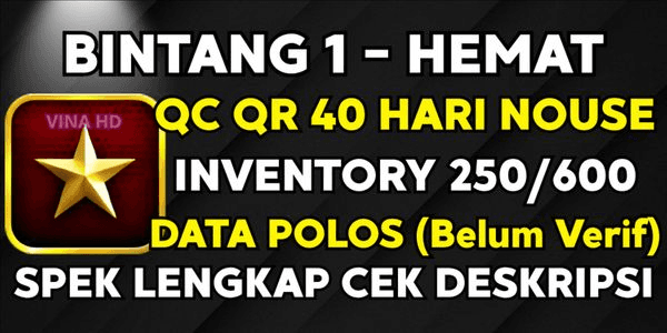 Gambar Product 1 Star + QC 40 Days SAVE, PLAIN DATA & FULL TITLE