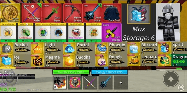 Gambar Product 12 permanent, all game passes, 3 race V4, bounty 6m, available beRBX, main grow a garden
