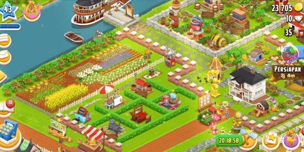 Gambar Product Farm Hay Day Level 43 Barn 1140/3350 Silo 301/675 Nice Decoration